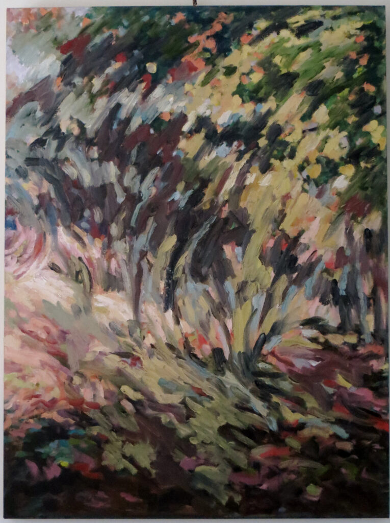 Abstract Trees — oil painting by Marylou Chibirka