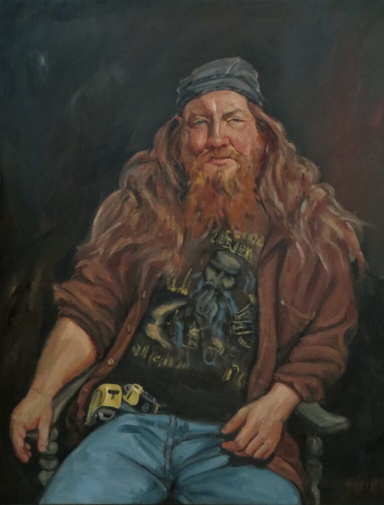Alan Norson Portrait — oil painting by Marylou Chibirka