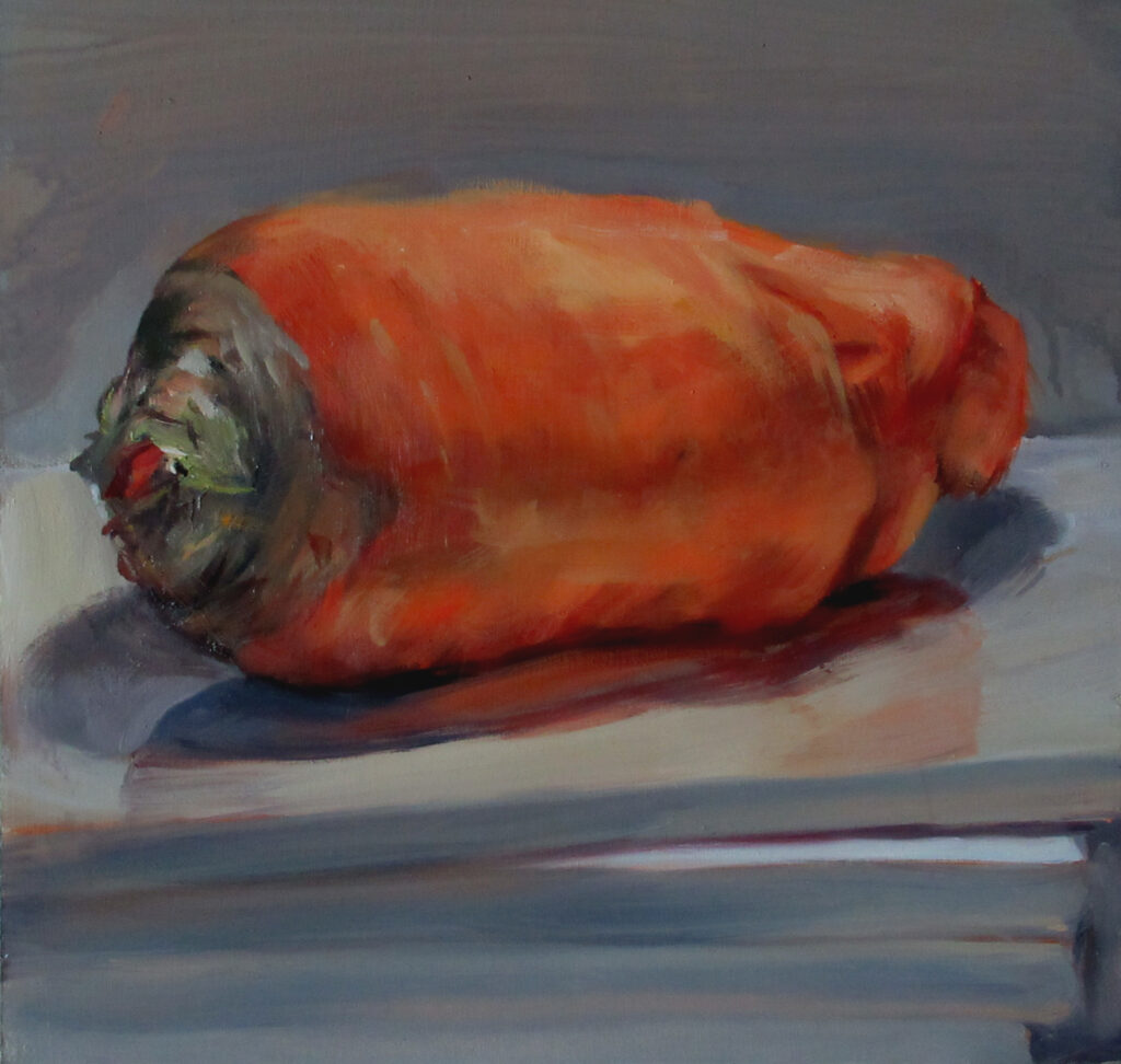 Carrot — oil painting by Marylou Chibirka