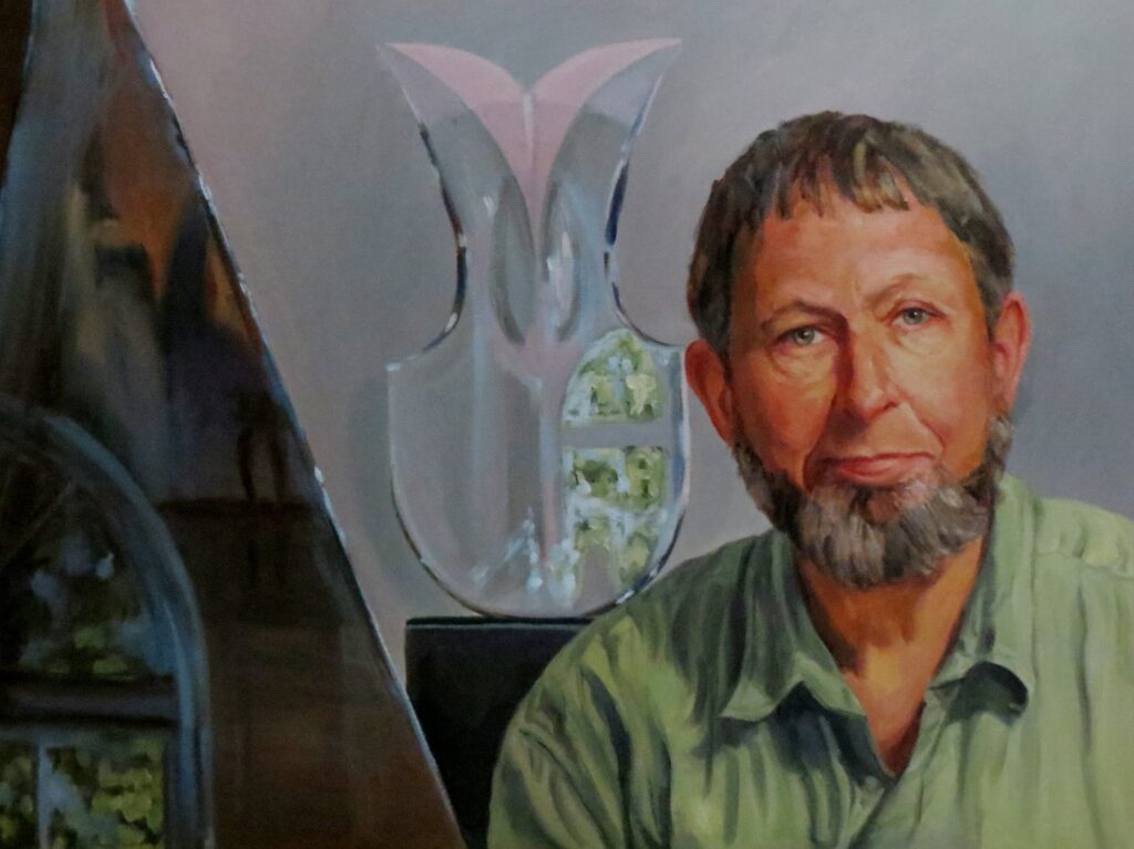 Christopher Rees — oil painting by Marylou Chibirka