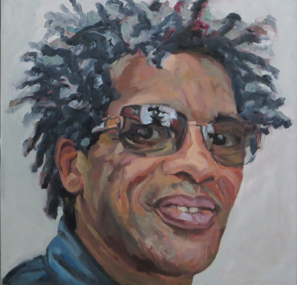 Clarence Spady — oil painting by Marylou Chibirka