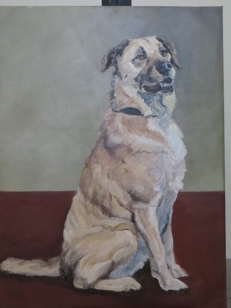 Companion Portrairt — oil painting by Marylou Chibirka