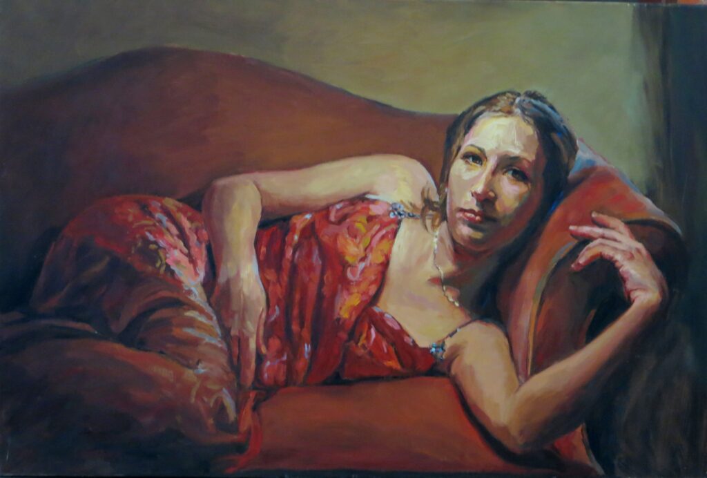 Cristina — oil painting by Marylou Chibirka