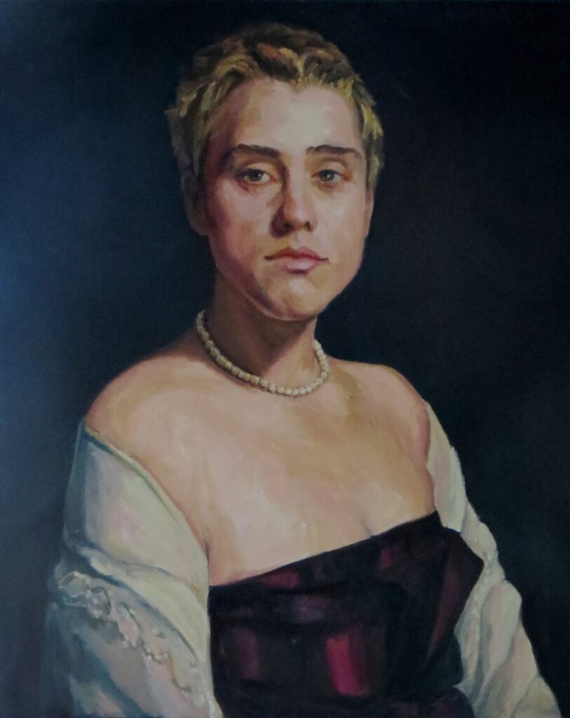 Cristinana — oil painting by Marylou Chibirka