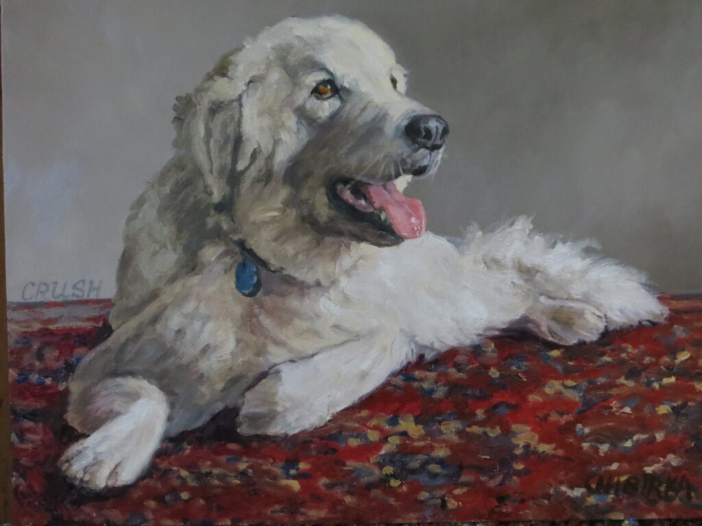 Crush — oil painting by Marylou Chibirka