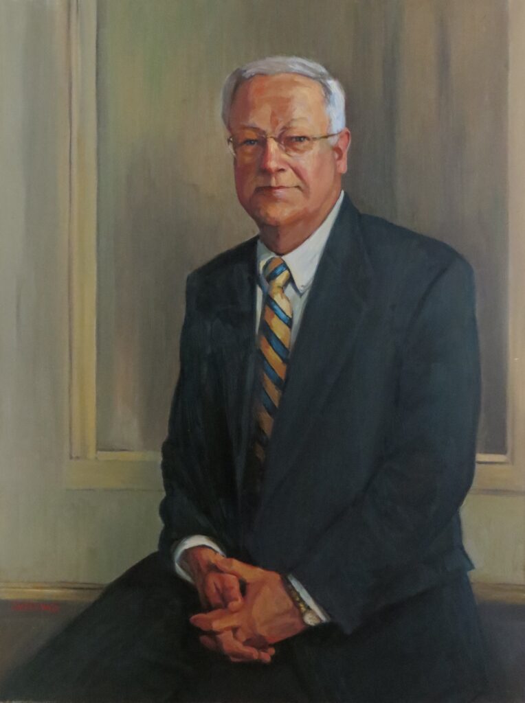 Don Sherwood — oil painting by Marylou Chibirka