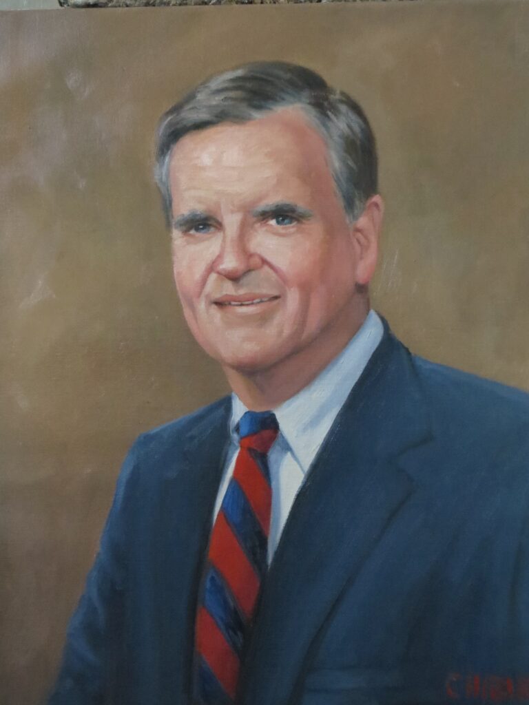 Dr Charles Bannon — oil painting by Marylou Chibirka