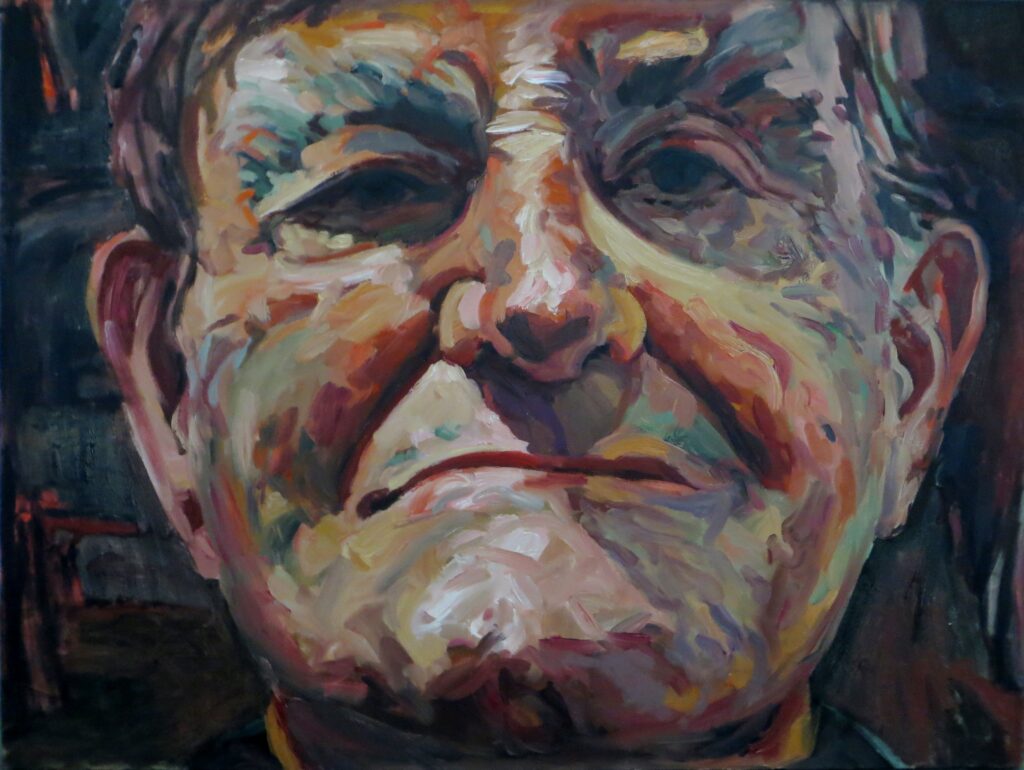 Dr Peter Cupple — oil painting by Marylou Chibirka