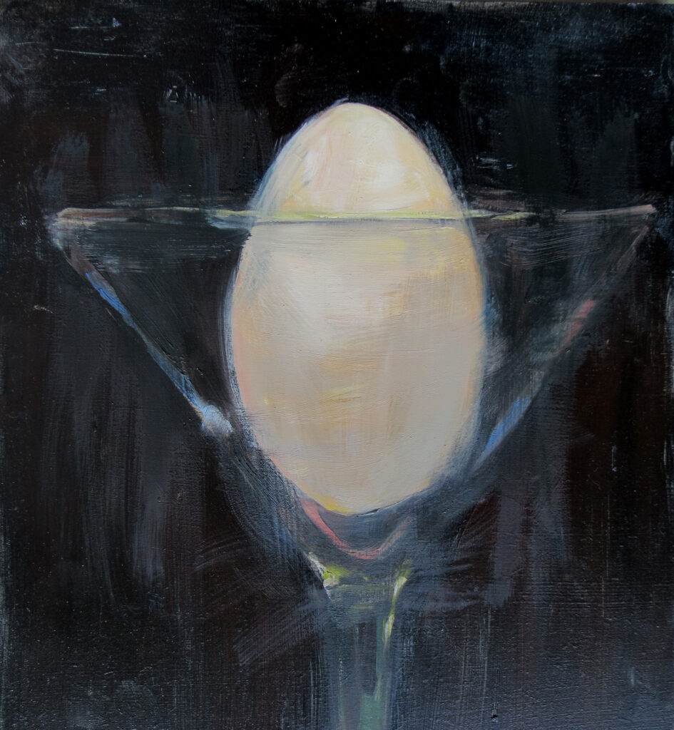 Egg Cocktail — oil painting by Marylou Chibirka