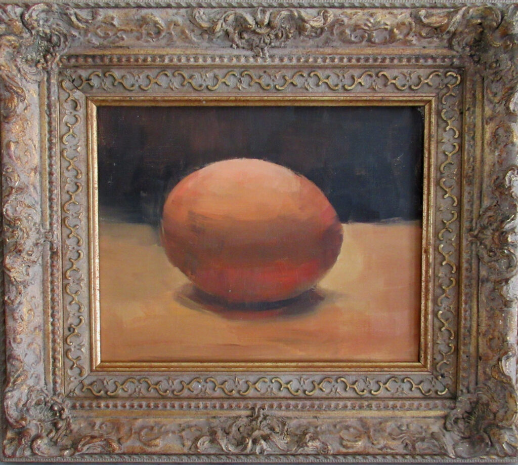 Egg In Frame — oil painting by Marylou Chibirka