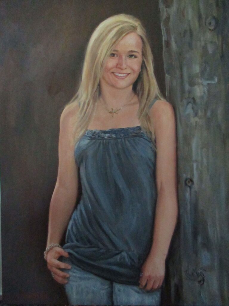 Emily Richlicz — oil painting by Marylou Chibirka
