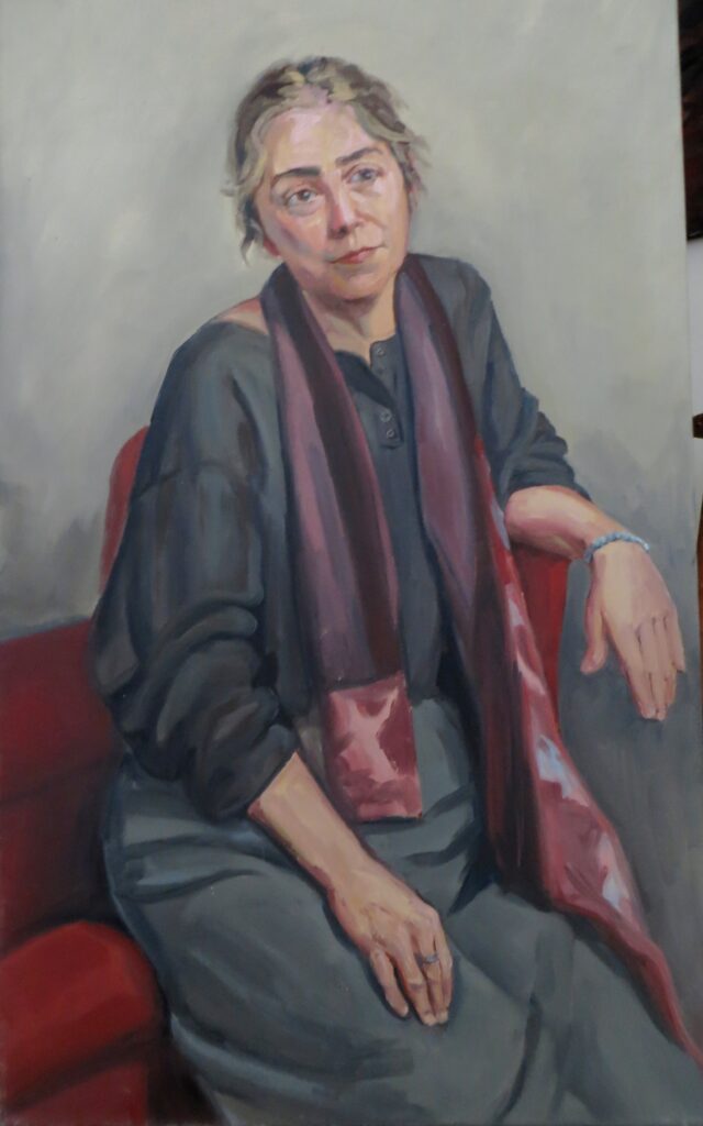 Erika Funke — oil painting by Marylou Chibirka
