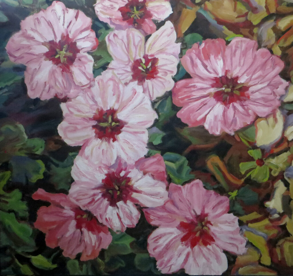 Flowers — oil painting by Marylou Chibirka