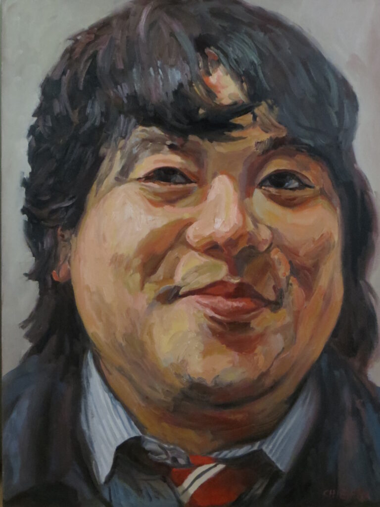 Jason — oil painting by Marylou Chibirka