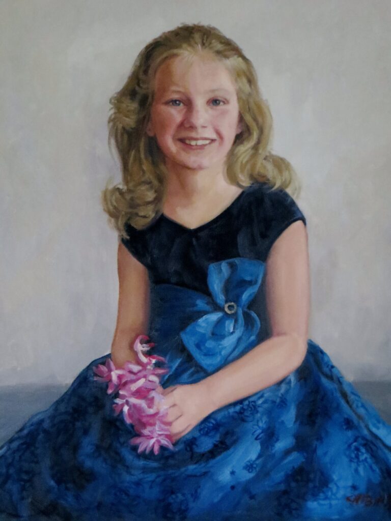 Jenna Stofko — oil painting by Marylou Chibirka