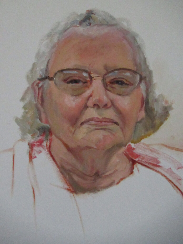 Jennifer — oil painting by Marylou Chibirka