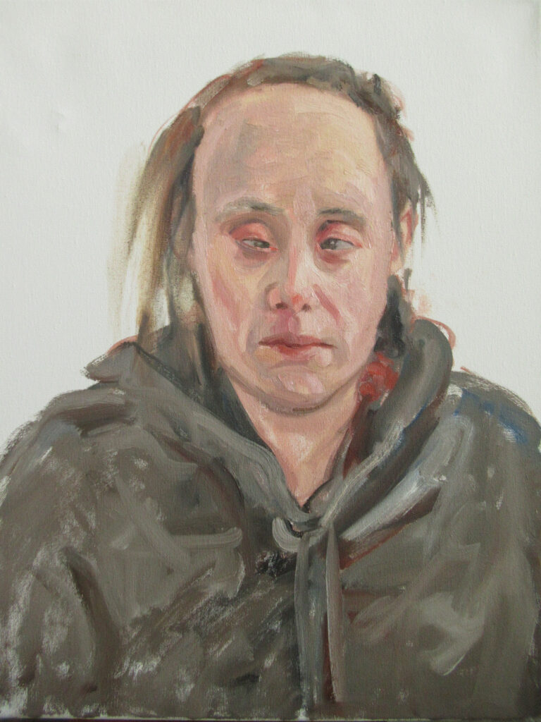 Jennifer — oil painting by Marylou Chibirka