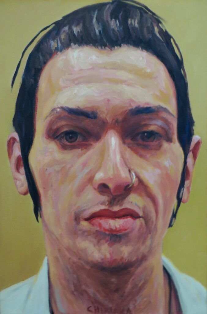 Jim Quinn — oil painting by Marylou Chibirka