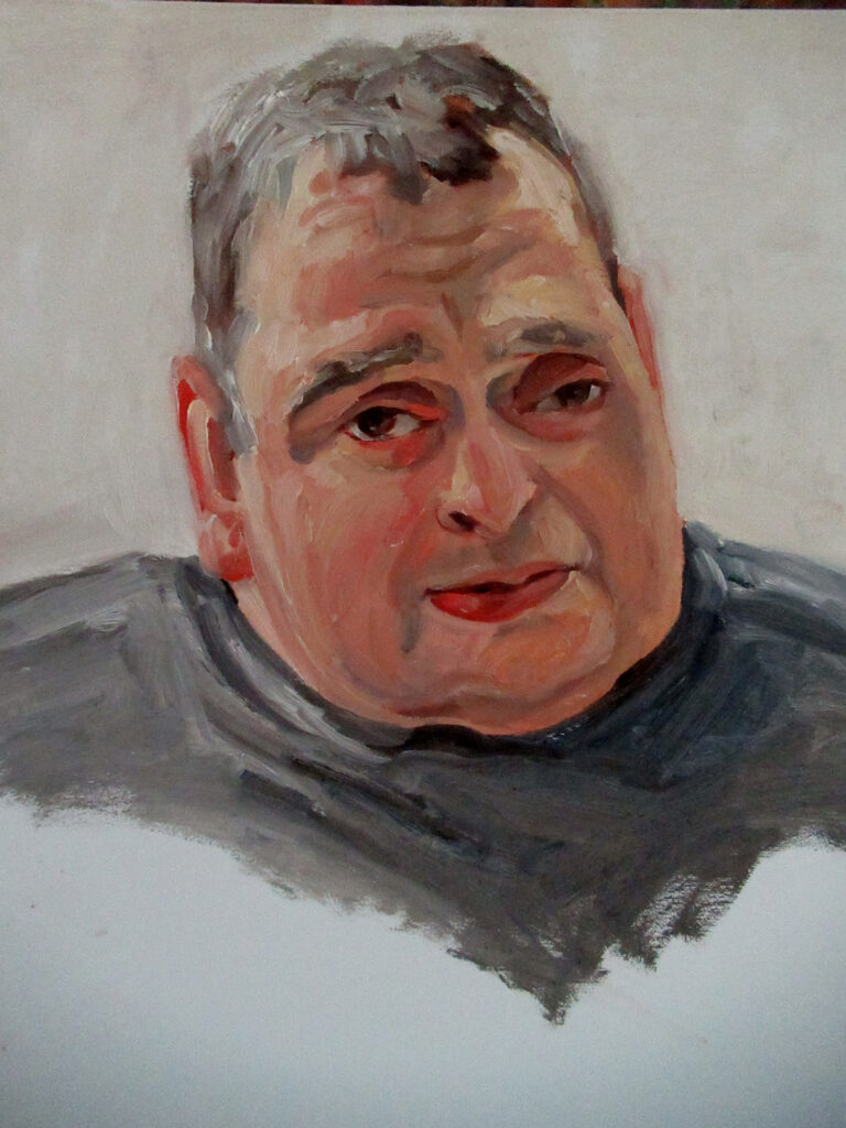Joey — oil painting by Marylou Chibirka