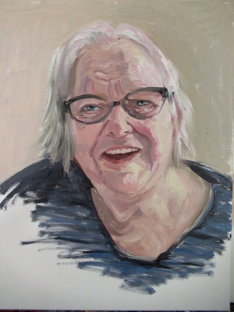 Judy — oil painting by Marylou Chibirka