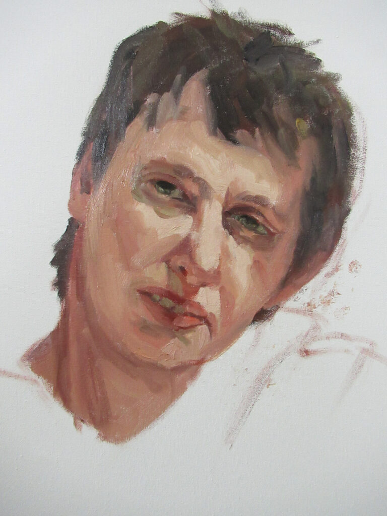 Karen — oil painting by Marylou Chibirka