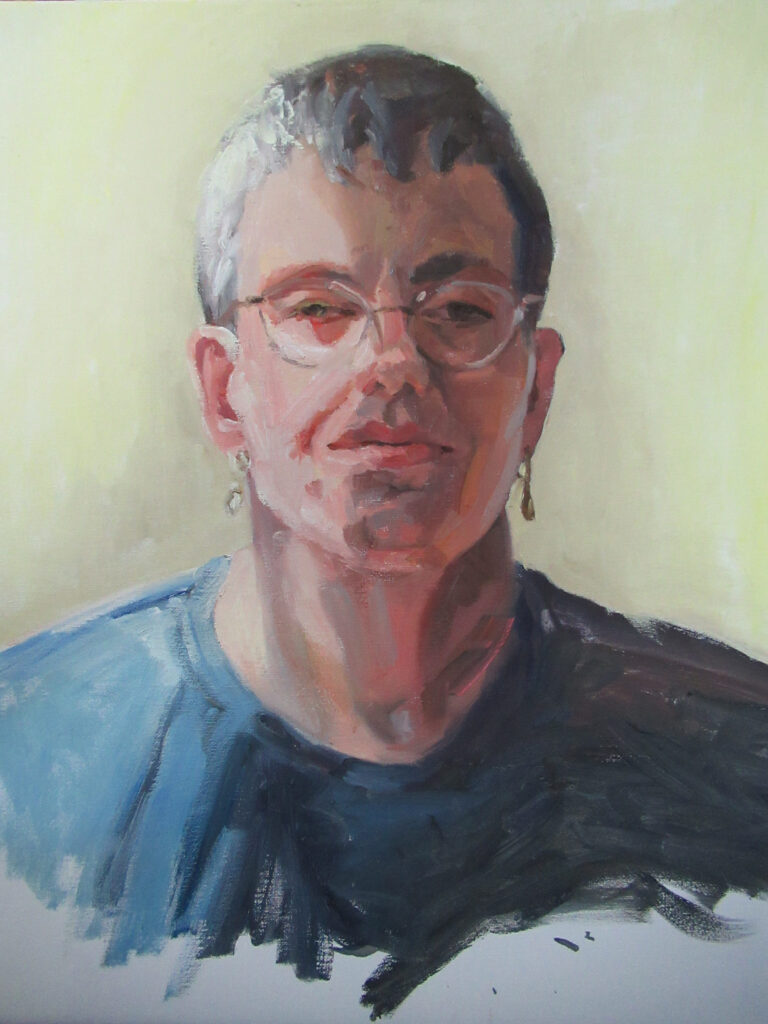 Kim — oil painting by Marylou Chibirka