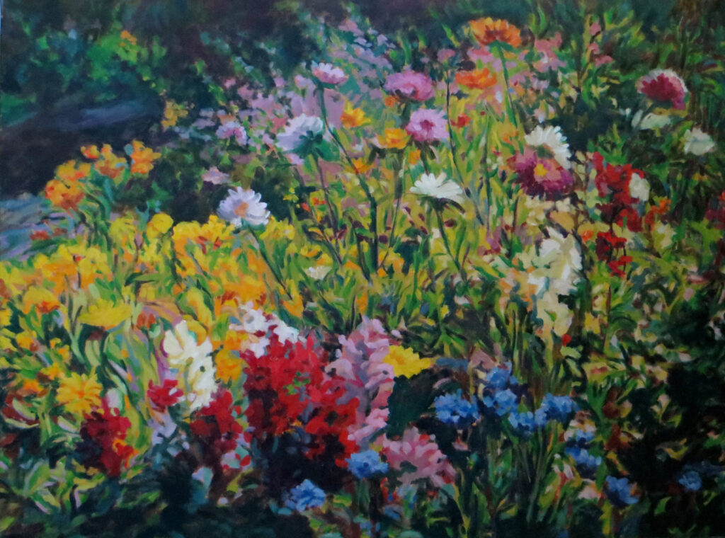 Large Florals — oil painting by Marylou Chibirka