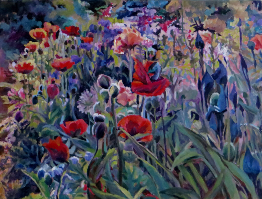 Large Florals — oil painting by Marylou Chibirka