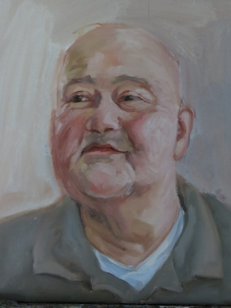 Larry — oil painting by Marylou Chibirka