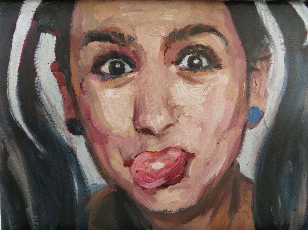 Laura — oil painting by Marylou Chibirka