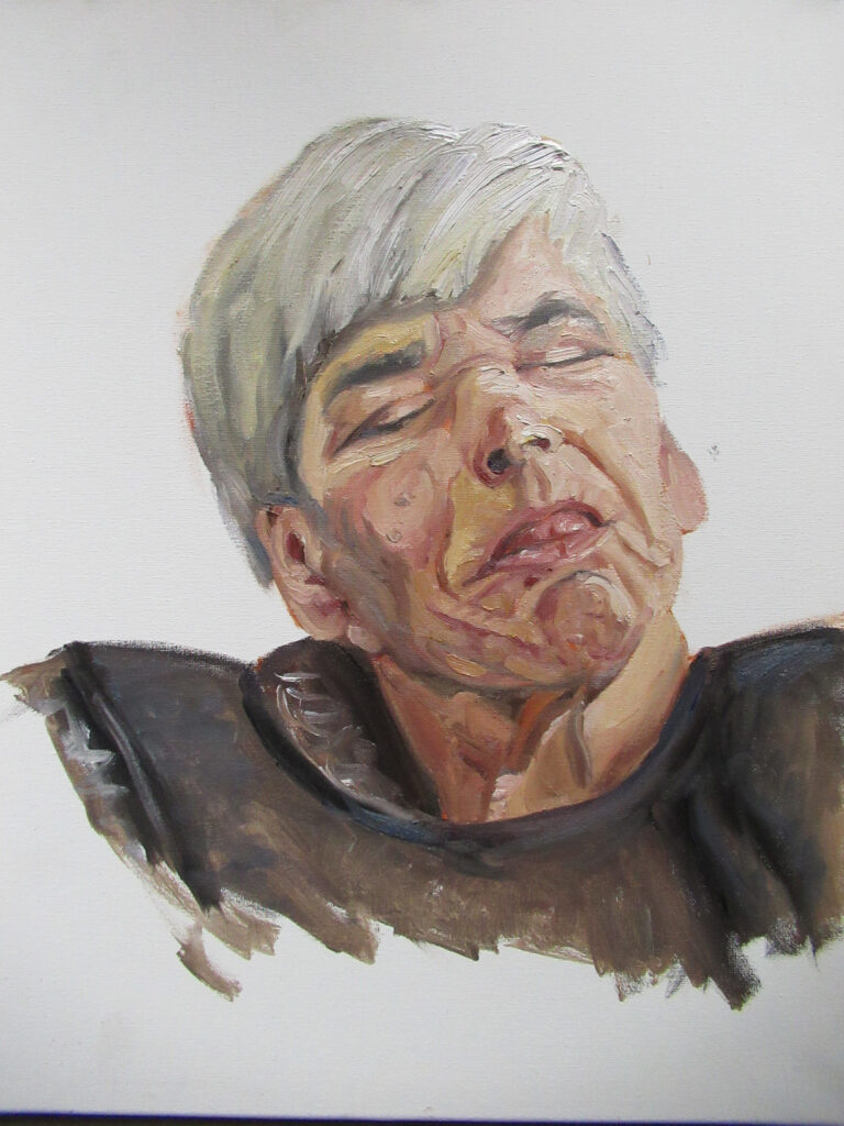 Maggie — oil painting by Marylou Chibirka
