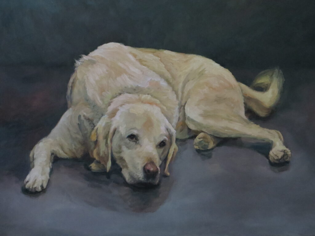 Malachy — oil painting by Marylou Chibirka