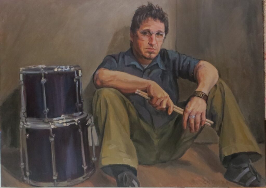 MARKO — oil painting by Marylou Chibirka