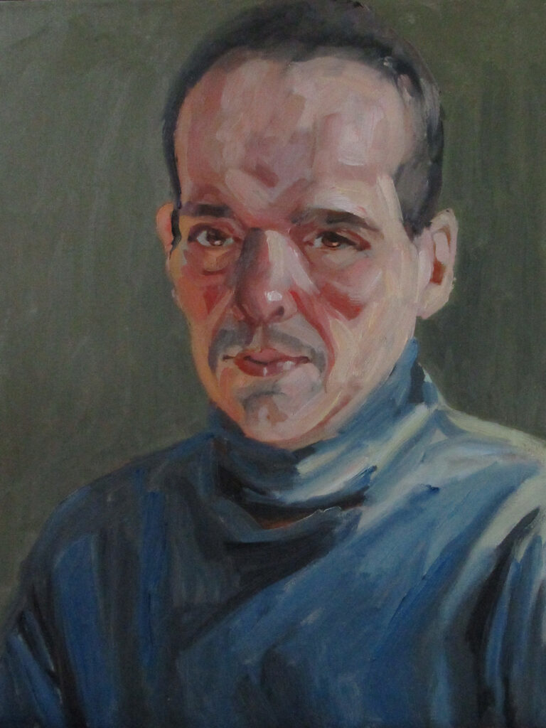 Mike — oil painting by Marylou Chibirka