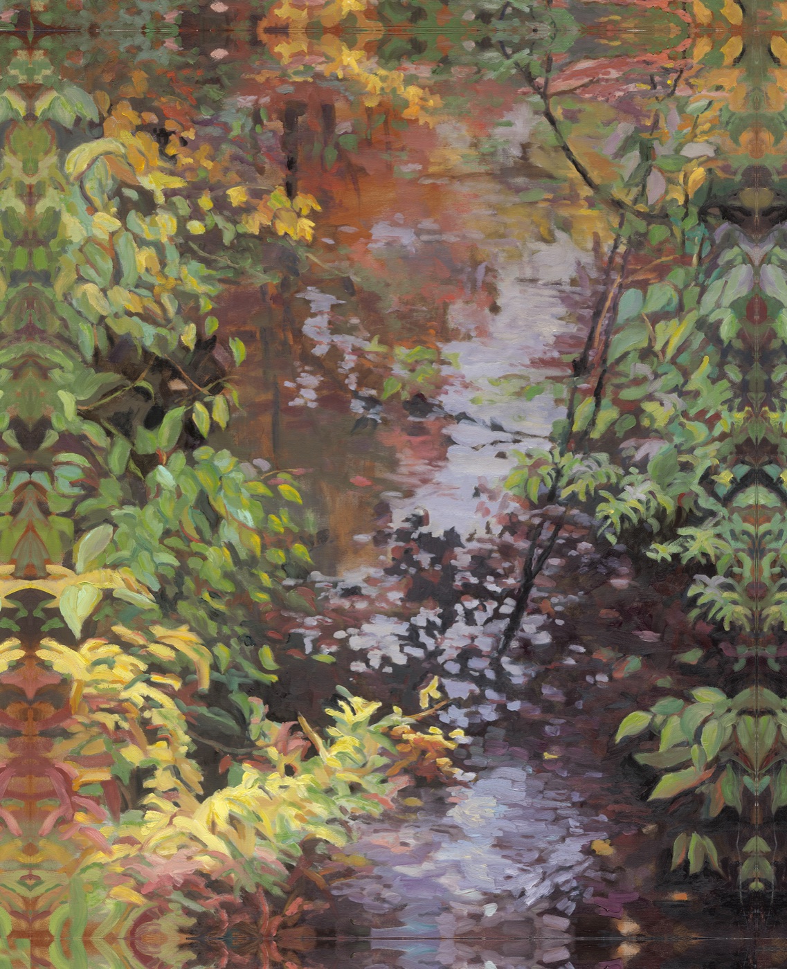 Mill Creek — oil painting by Marylou Chibirka