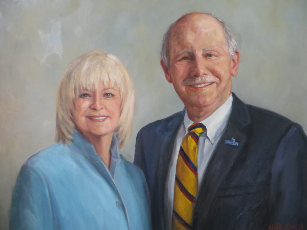 Misericordia University Portrait — oil painting by Marylou Chibirka