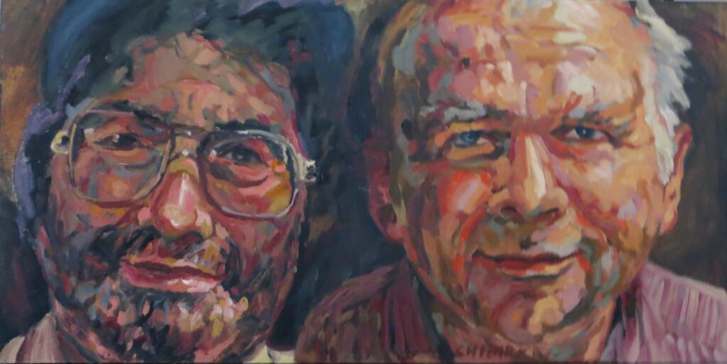More or Less Morris Mertz — oil painting by Marylou Chibirka