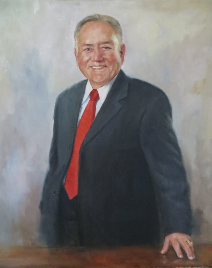 Commissioned oil portrait of Mr. Thomas White, President of UGL