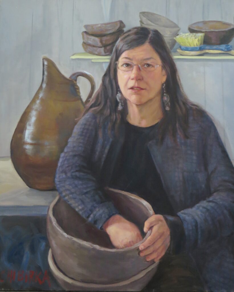 Nan Burti — oil painting by Marylou Chibirka