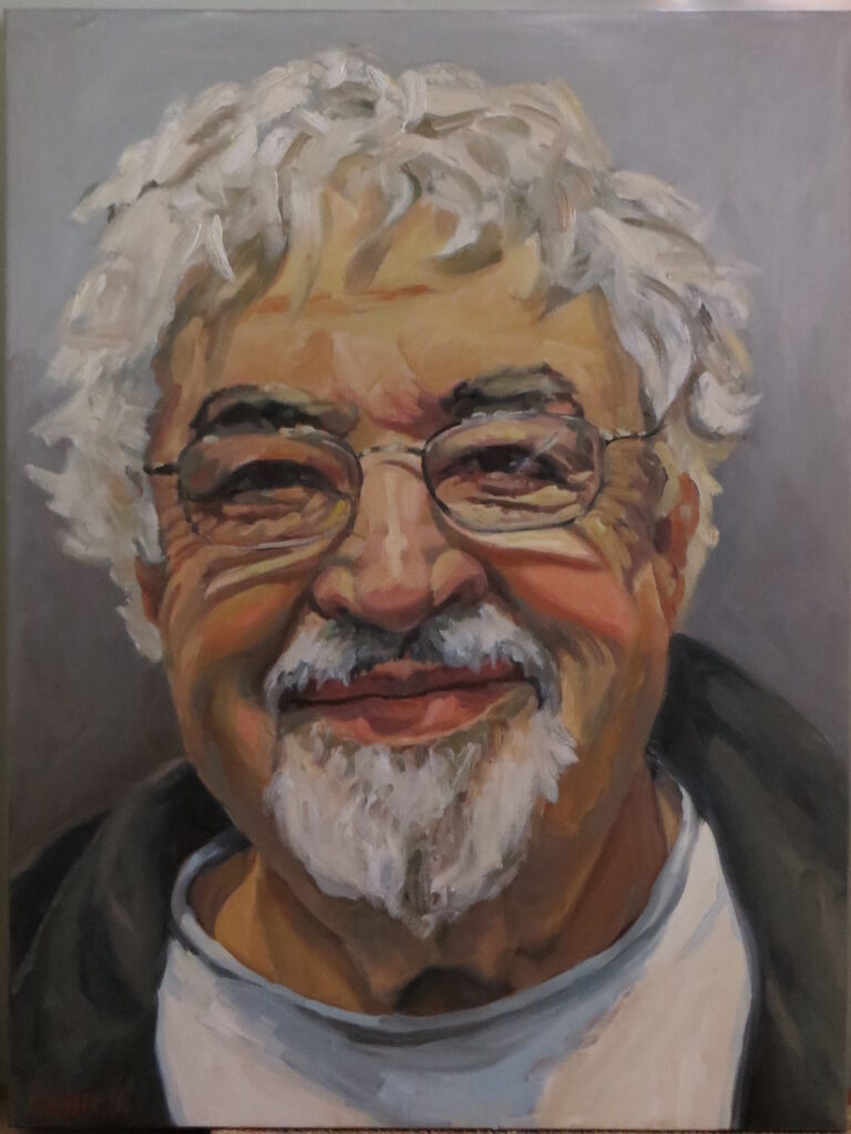 Pat Marcinko — oil painting by Marylou Chibirka