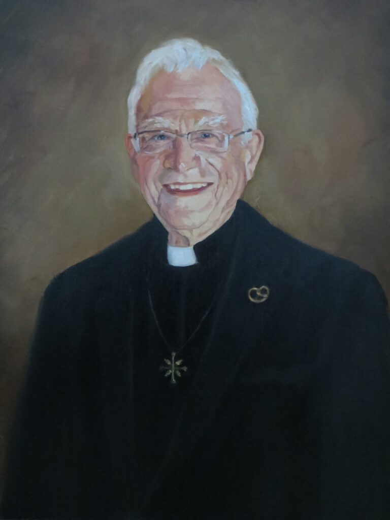 Reverend Mauger — oil painting by Marylou Chibirka