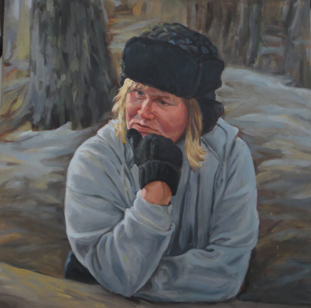 Sandy Composed — oil painting by Marylou Chibirka