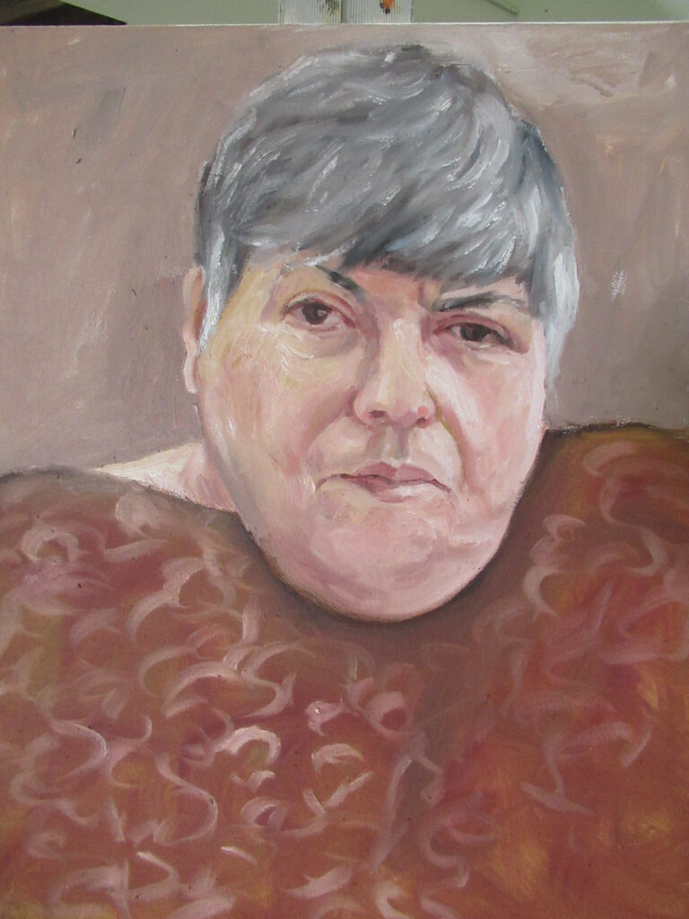 Sharon — oil painting by Marylou Chibirka