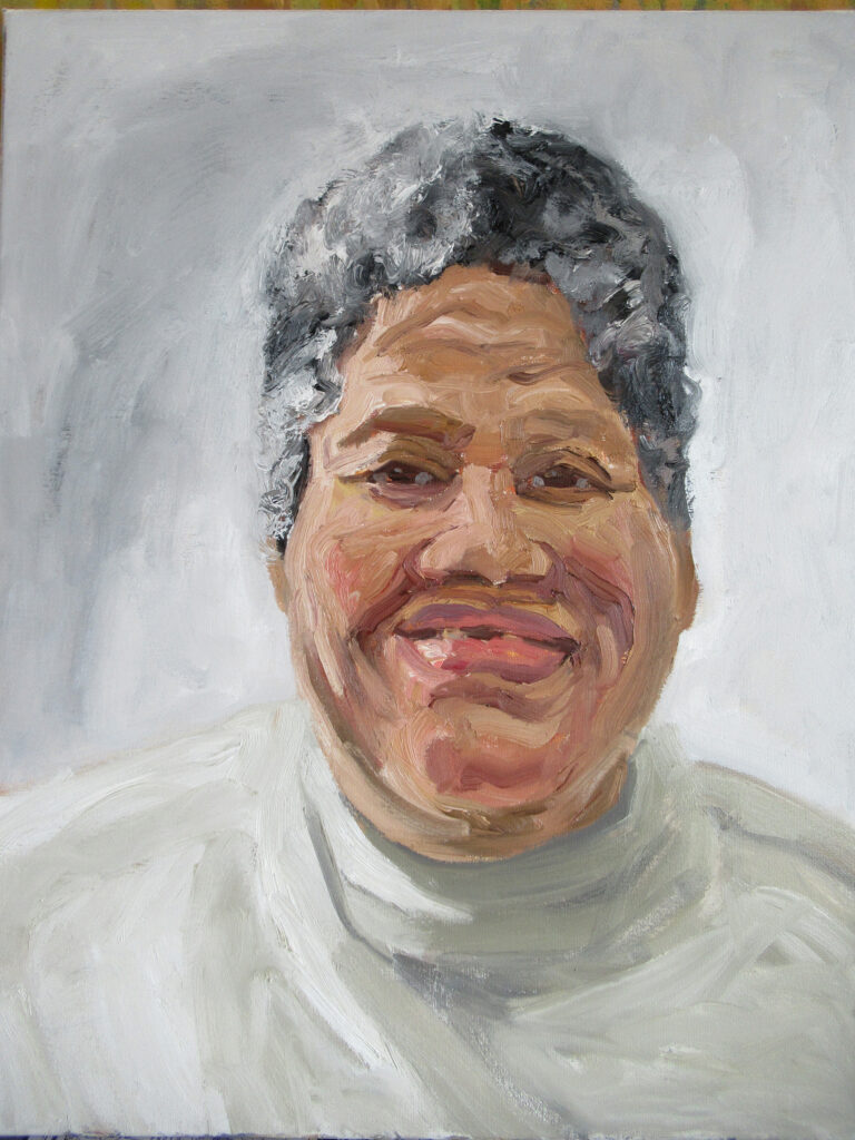 Sharon T — oil painting by Marylou Chibirka