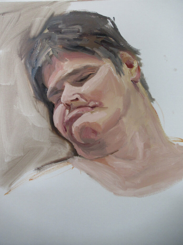 Sharon — oil painting by Marylou Chibirka