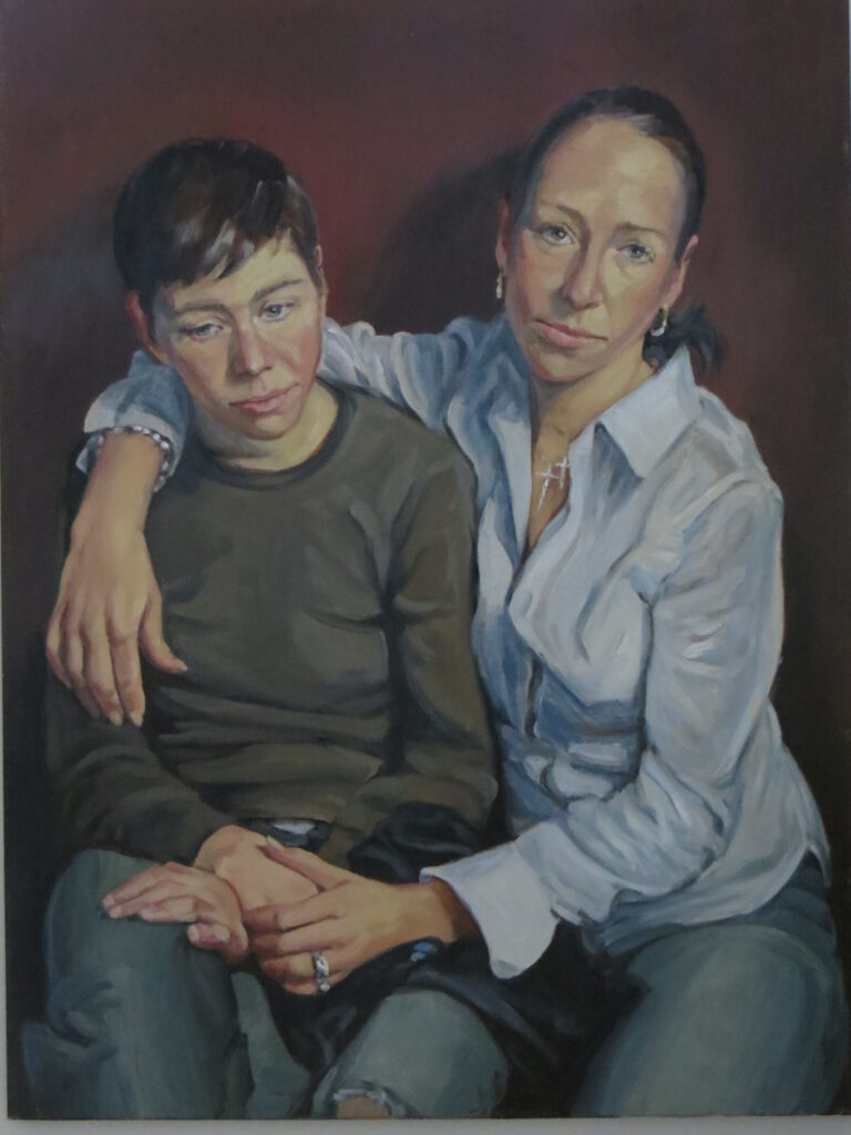 Sisters — oil painting by Marylou Chibirka