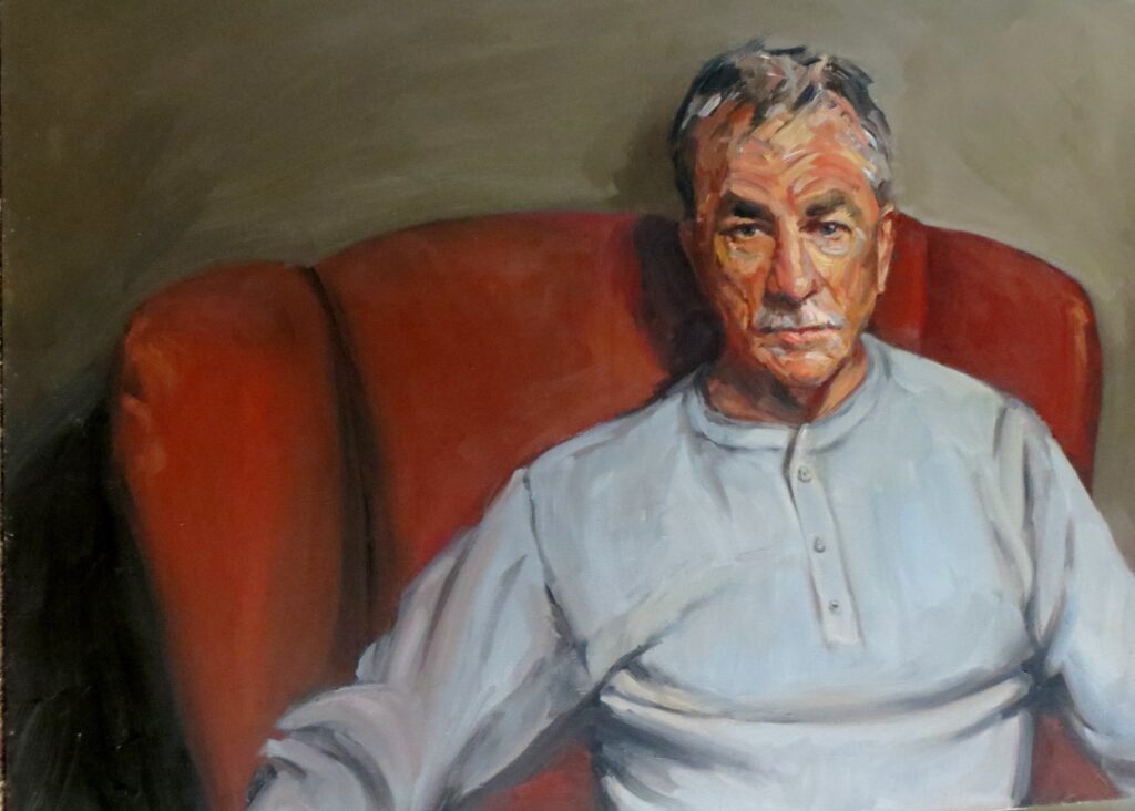 Steve Conley — oil painting by Marylou Chibirka