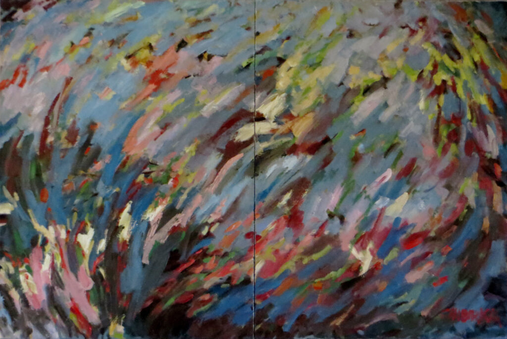 Symphony Diptic — oil painting by Marylou Chibirka