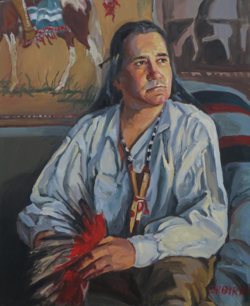 Wayne — oil painting by Marylou Chibirka