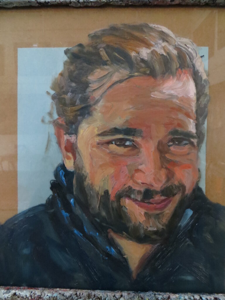 Zach — oil painting by Marylou Chibirka
